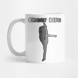 Cheer Life Design in Silver Mug